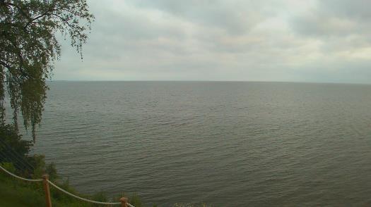 Weather camera view of Forest Lawn Beach.