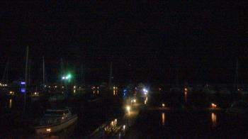 Weather camera view of Waukegan Harbor and Marina.